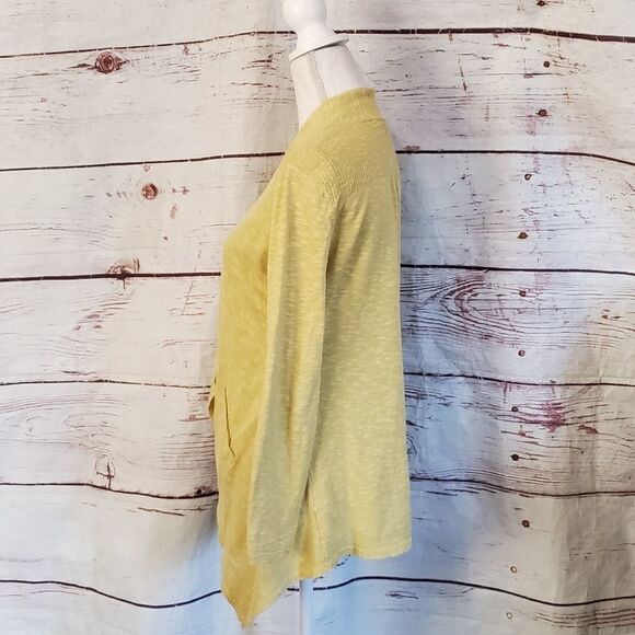 Eileen Fisher Draped Cardigan Size Large Petite - Picture 2 of 6